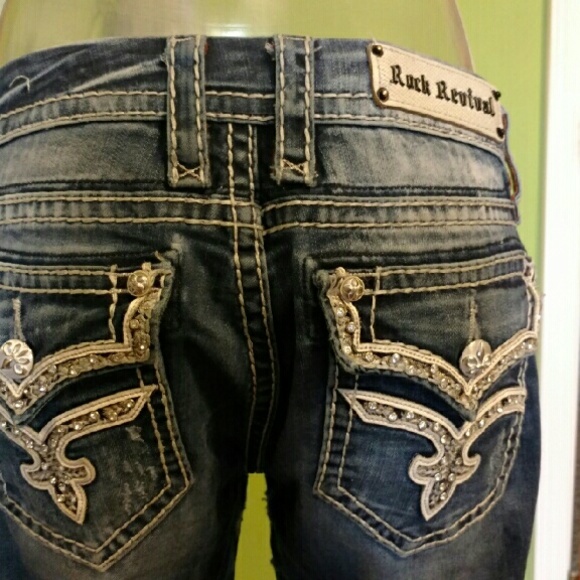 Rock Revival skinny jeans.