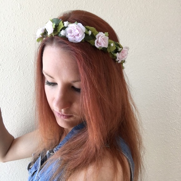 Handmade Accessories - 🌸Handmade🌸 💕HP💕 pink rose flower crown