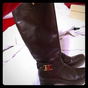 Michael Kors Brown Riding Boots