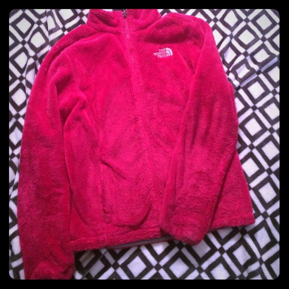 Hot pink NorthFace jacket