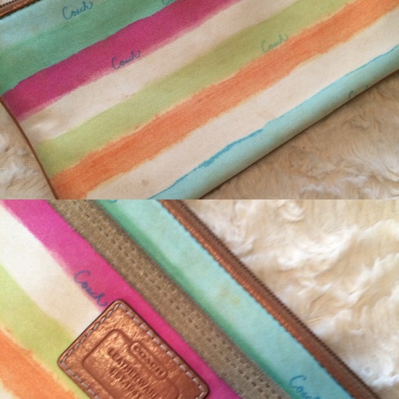 Colorful COACH wristlet - Picture 4 of 4