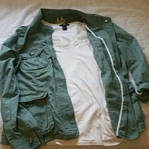 Spring Green Cargo Jacket
