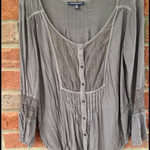 flowy shirt w/ cute detailing!