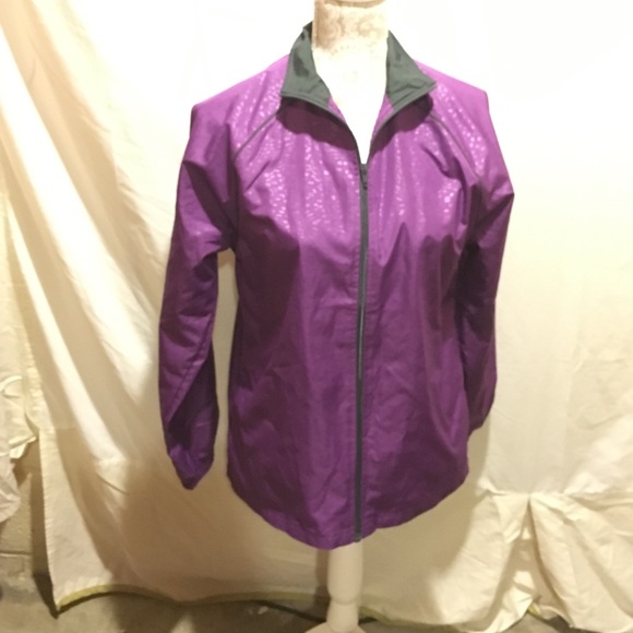 Purple light weight jacket