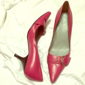 BCBG pink heels