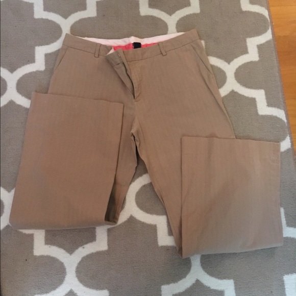 Khaki wide leg light weight pants GAP 16
