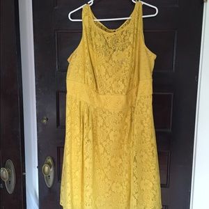 Yellow Lacey dress