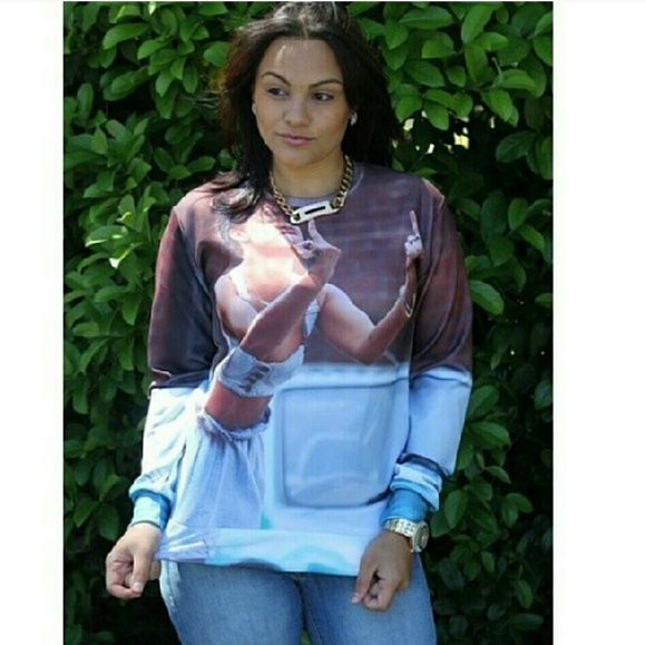 Rihanna Phuck You Sweatshirt