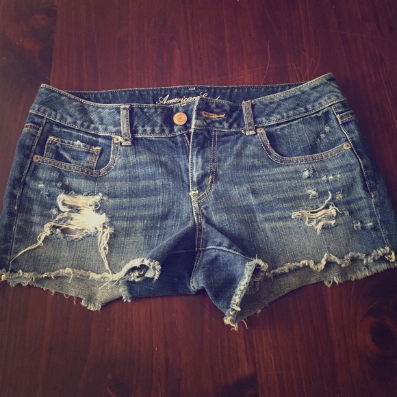 American eagle jean shorts
