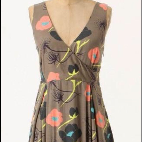 Anthropologie Floral Dress