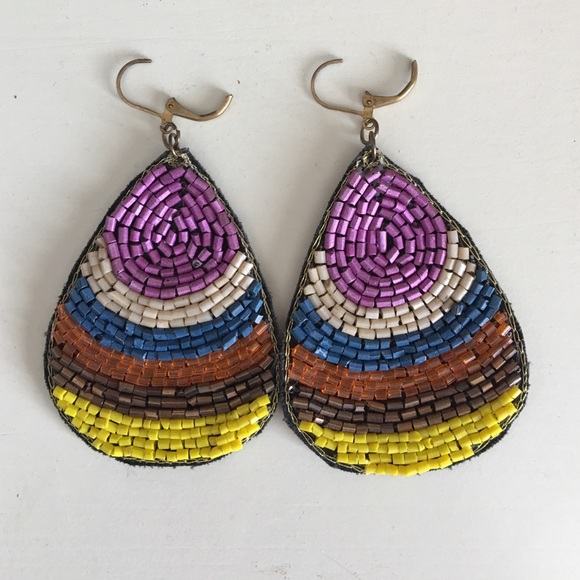 Noonday beaded earrings