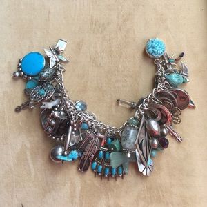 Handcrafted Sterling Silver & Turquoise Bracelet