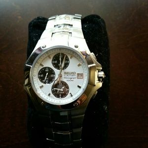 Seiko silver watch and Citizen rose gold