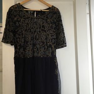 NWT Asos Curve Skater Dress With Embellishment 20