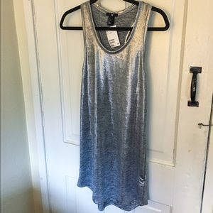 Silver, Metallic Racerback Tanktop H&M sz S