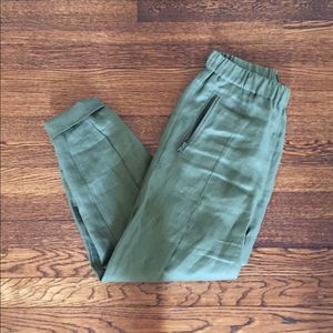 J.Crew (retail) linen joggers