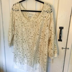 Forever 21 +Size Lace Overtop sz 3XL