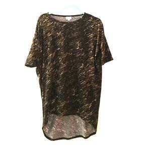 XXS LuLaRoe Irma camo print