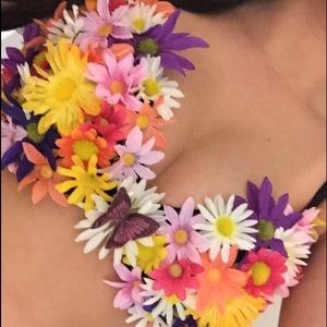 Rave flower bra