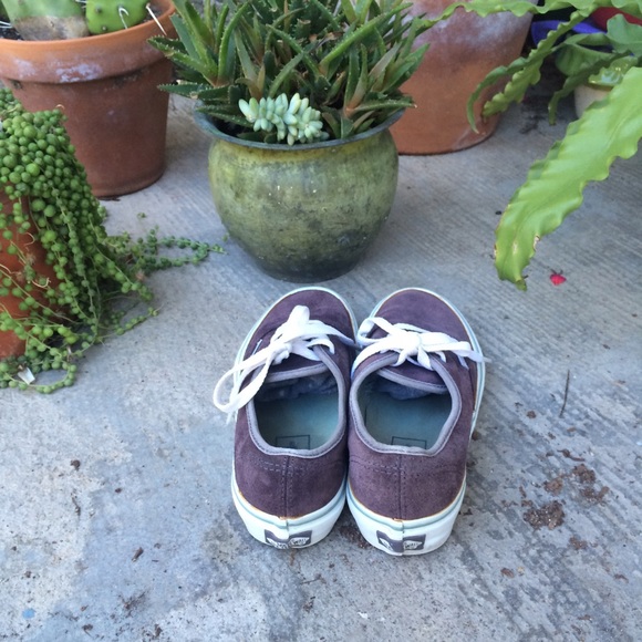 Suede Lace Up Vans *LAST CHANCE* - Picture 4 of 4