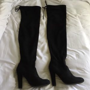 Steve Madden Gorgeous over the knee boots black