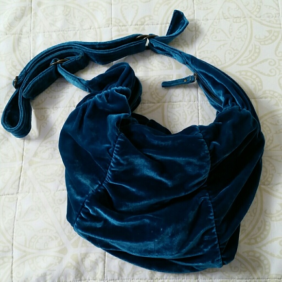crushed velvet bag