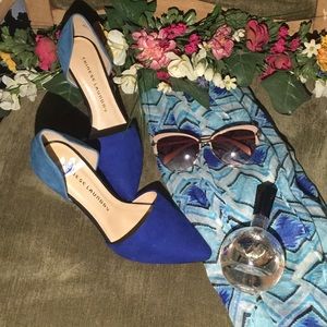 Chinese laundry navy blue and baby blue high heels