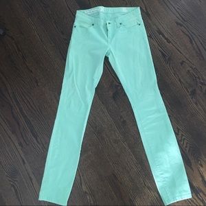 Sea Foam Green Jeans