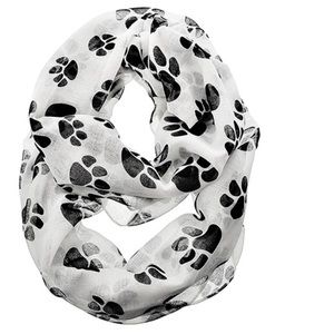 PAW PRINT INFINITY SCARF