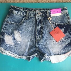 High waisted shorts
