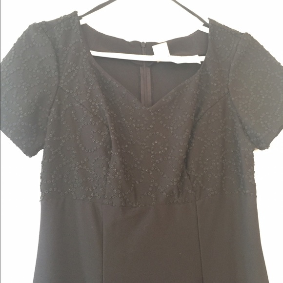 Floor-Length Black Beaded Choir Dress