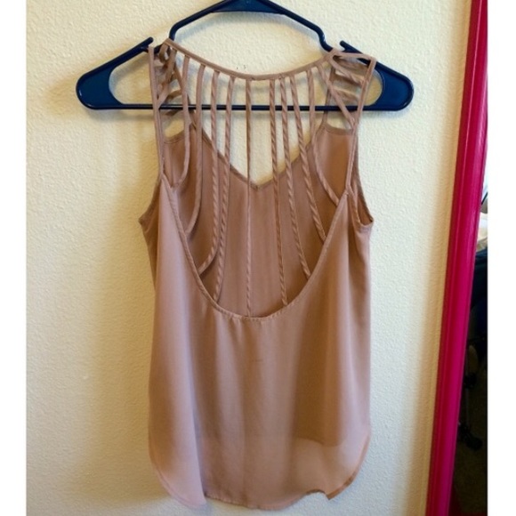 Free People Tops - Open Caged Back Tank Top