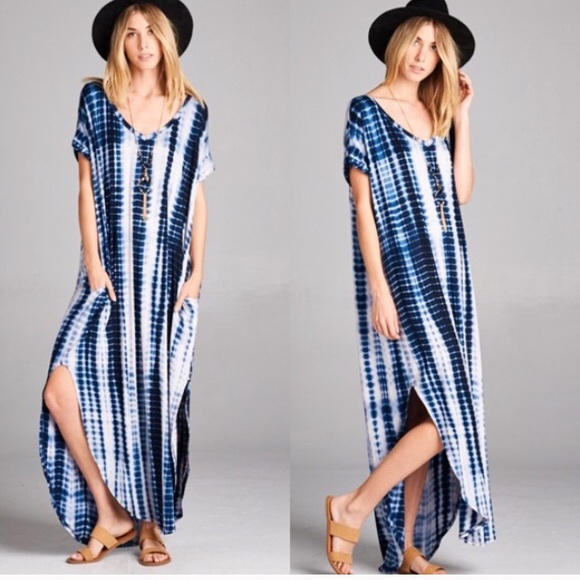 🌟New Arrival: Slouchy Tie Dye Maxi Dress - Picture 2 of 2