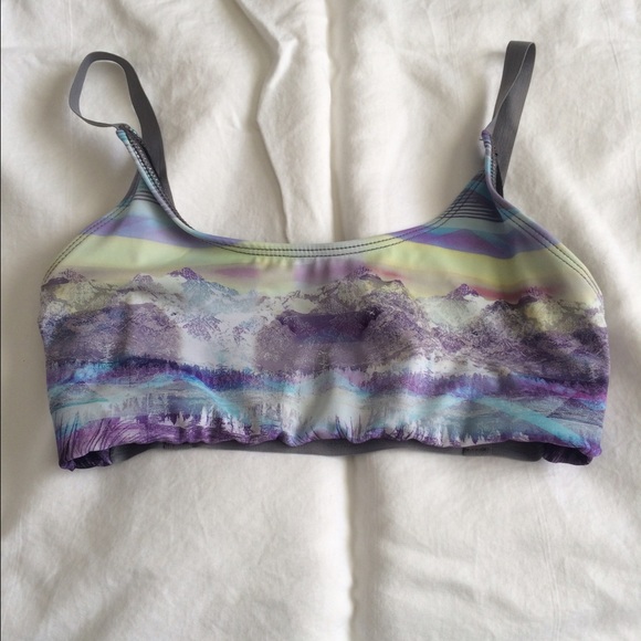 ONZIE ELASTIC BRA PURPLE MOUNTAINS MEDIUM