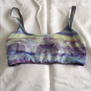 ONZIE ELASTIC BRA PURPLE MOUNTAINS MEDIUM