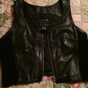 Leather vest