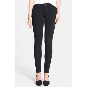 Paige Transcend Verdugo Black Skinny Jeans