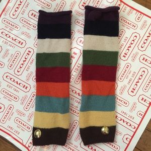 Coach Cashmere Fingerless Gloves