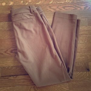 J.crew camel ankle pants