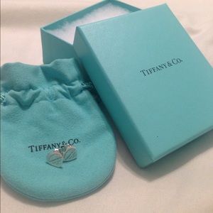 Tiffany Heart Post Earrings - Rarely worn