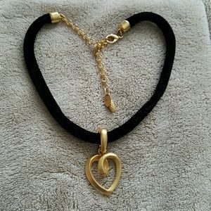 Gold heart necklace