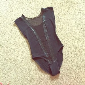 American Apparel mesh bodysuit