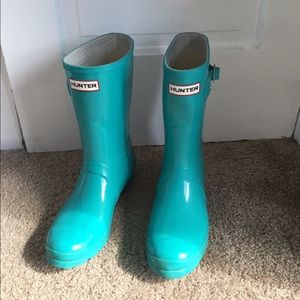 Short hunter rain boots