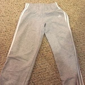 Gray adidas sweatpants!