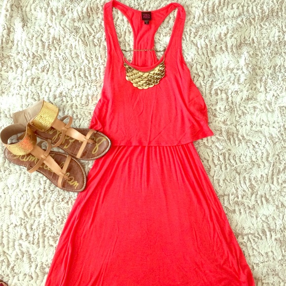 bebe Dresses & Skirts - Bebe coral dress