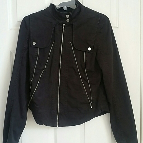 Jacket with zipper details - Picture 1 of 4