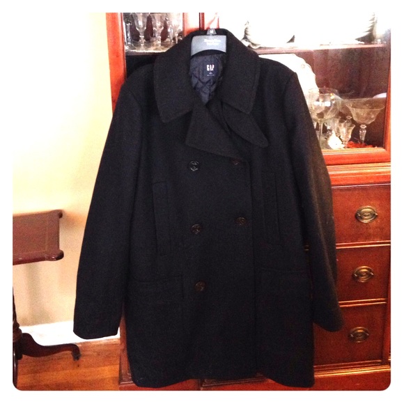 NWT navy blue GAP XL Tall Pea coat
