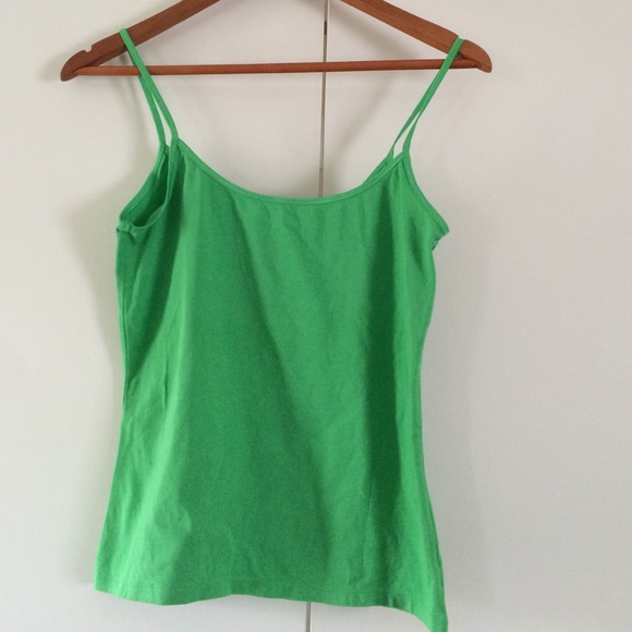 Green stretch cami
