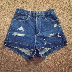 American apparel high waisted short