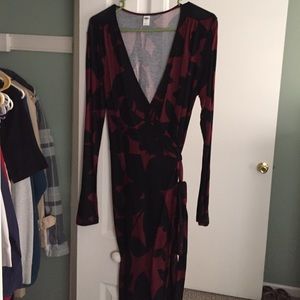 Side tie cotton dress